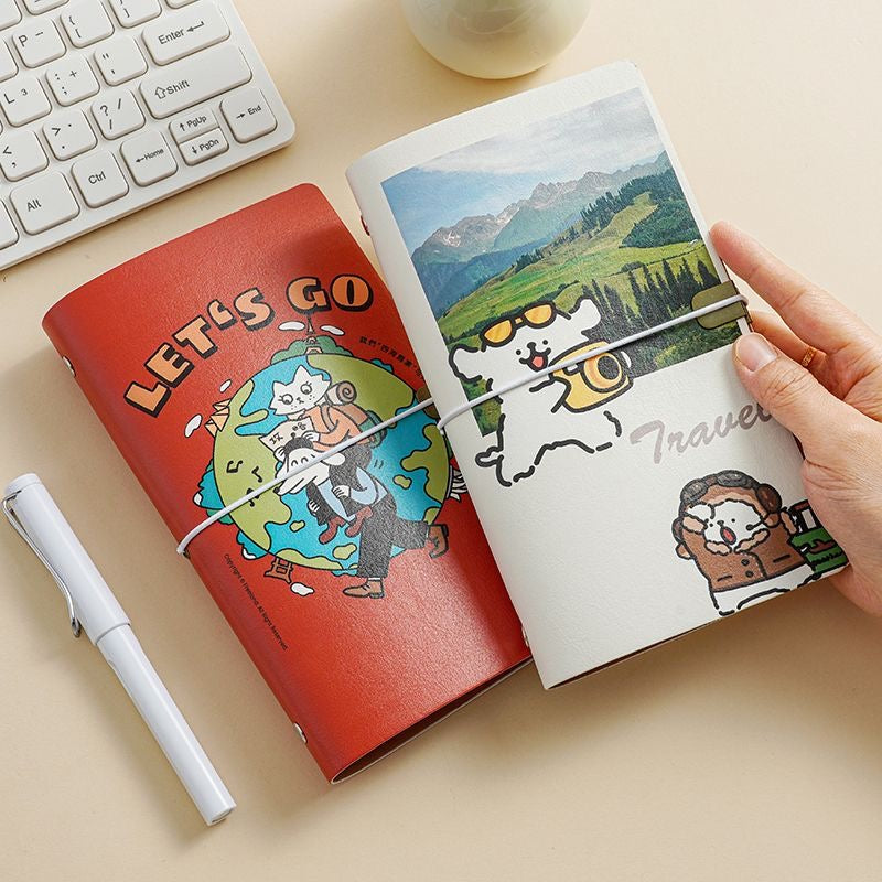 A6 Loose-leaf Planner Custom Notebook with Color UV Printed Cover