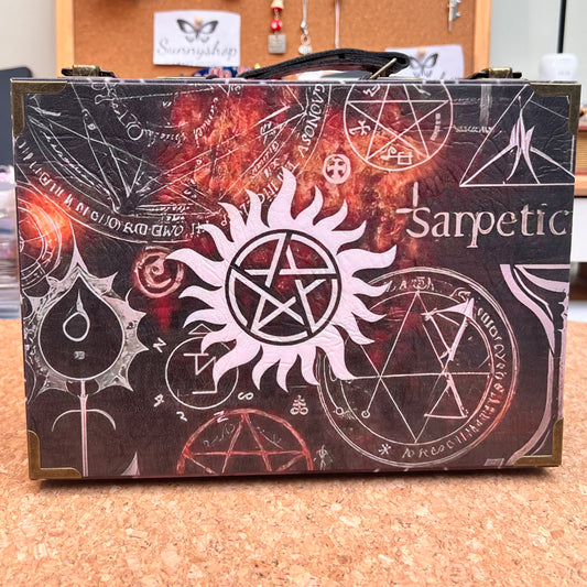 D002- Astrolabe Magic Wooden Box