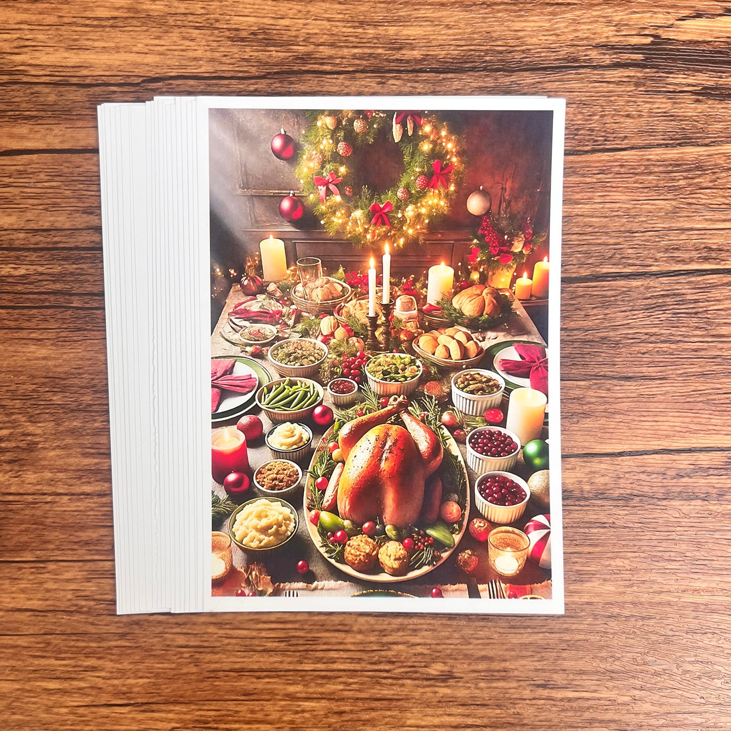 B0030- Christmas 20 images A6 paper no repeat