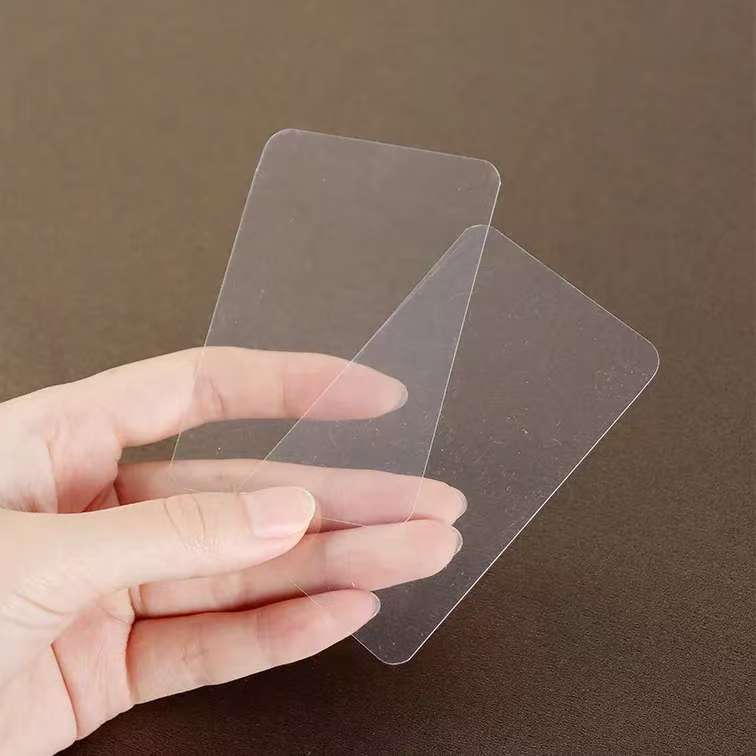 Clear ATC Card 10 pcs/pack *Both sides have protective film ( Size:5.2*8.8cm)