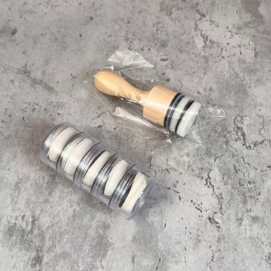 Brush Head Storage Case and Handle Set for Journaling