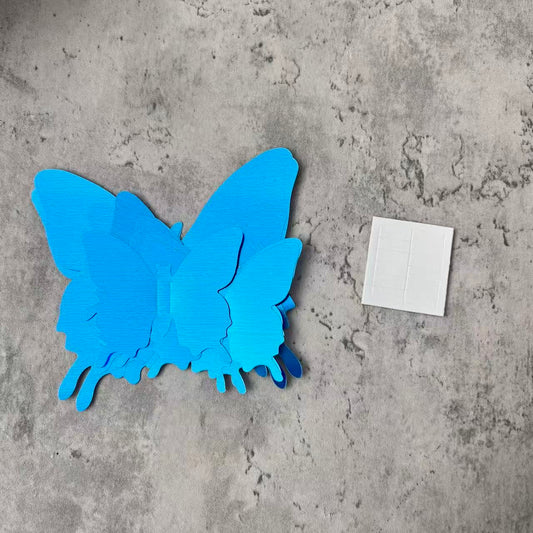 Reflective Mirror 3D Butterfly