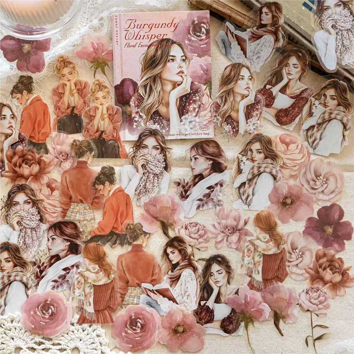 Winter Girls PET Stickers 40 Sheets Per Pack