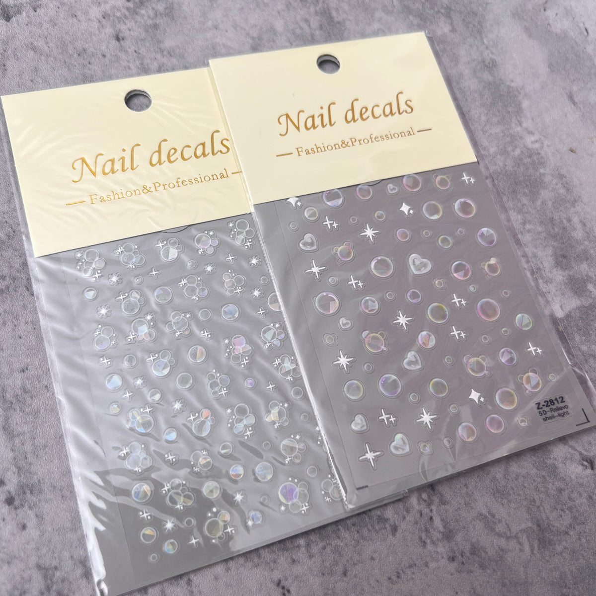 Mini Iridescent Bubble Embossed 3D Sticker