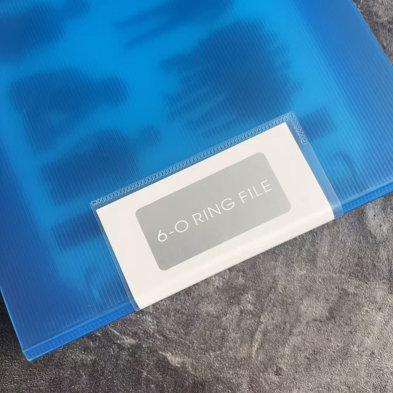 A5 Horizontal Loose-Leaf Binder, Clear Pocket Pages, Transparent Display Folder, Journal Organizer