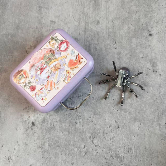 Sunny Handmade Grey Pearl Spider Journal Clips