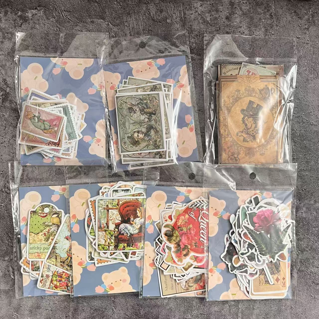 Alice in Wonderland Sticker Pack 7 designs