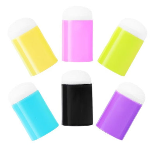 25pcs Sponge Finger Cots Painting Coloring Graffiti Tools Journal Stamps
