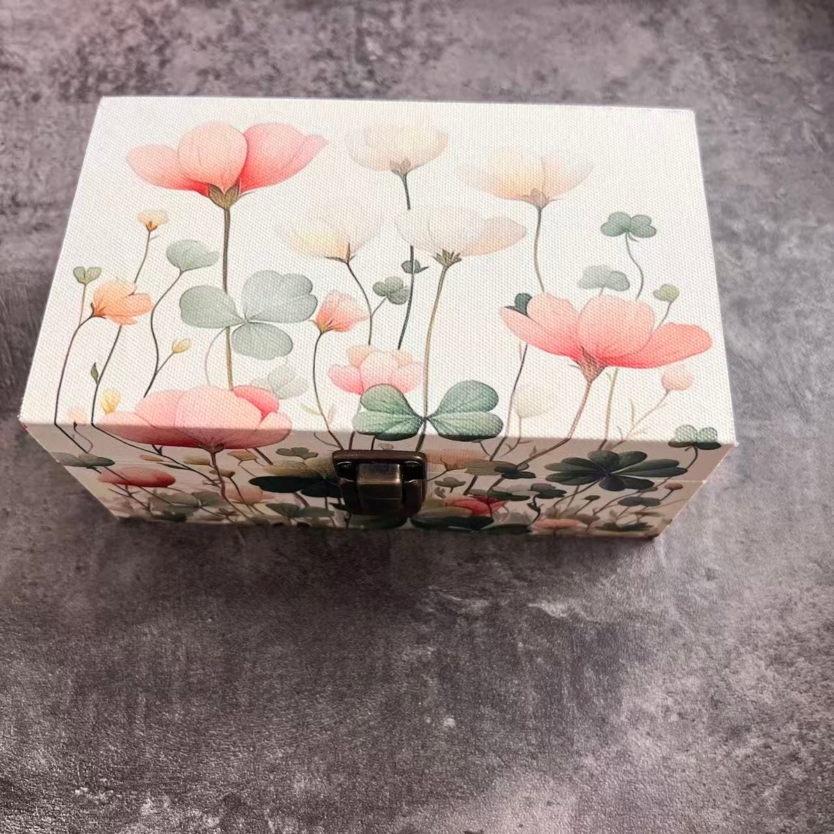 Woonden Box For Journal Stickers and Paper 003