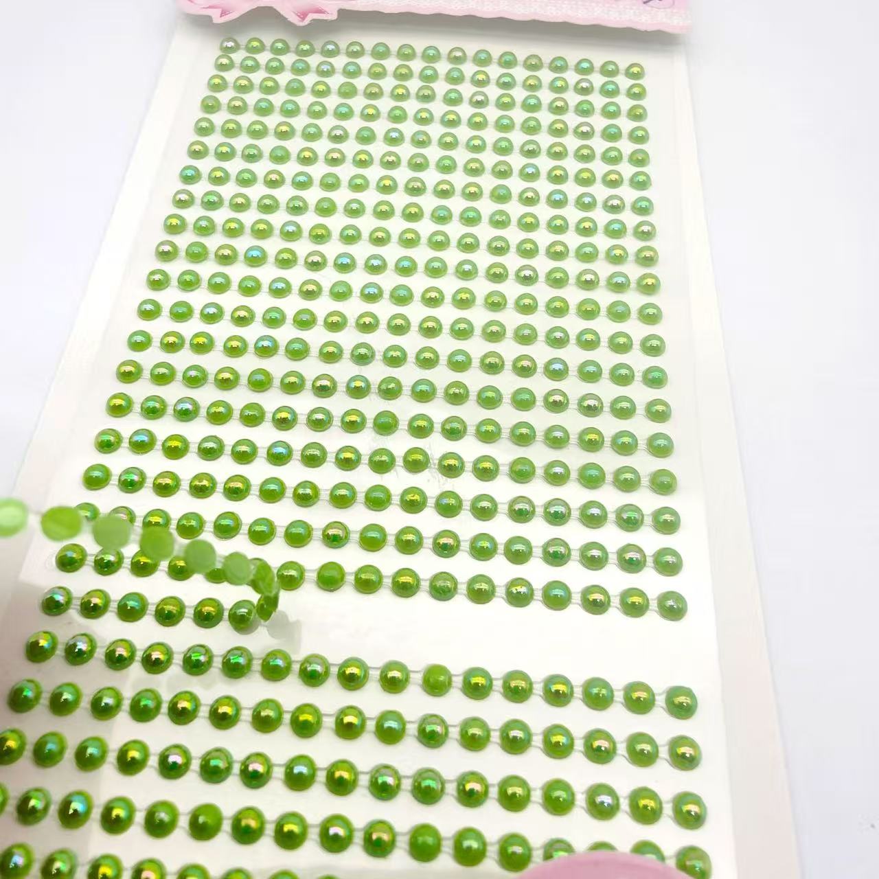 Connected Strip Pearl 3D Stickers