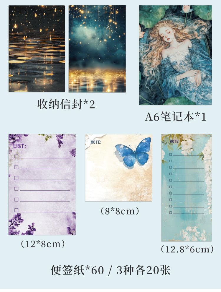 Journal Set---《Summer Mood》Paper/Stickers/Tape/Book