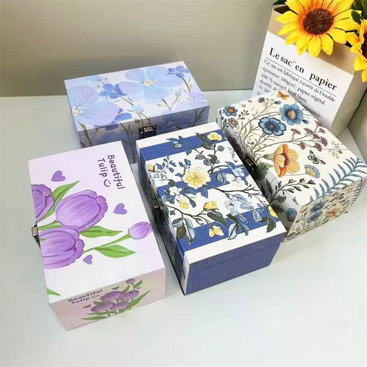 D0015 Flower Wooden Box