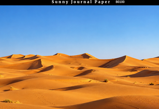 B0100--Desert Landscape A5 paper 15pcs no repeat