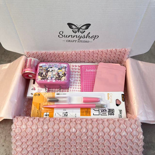Sunny Pick-Pink Bundle(Beginner Starter Kit for Journaling)