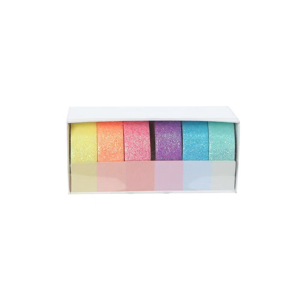 Washi Tape Set Colorful Glitter 6 rolls/10rolls/12rolls