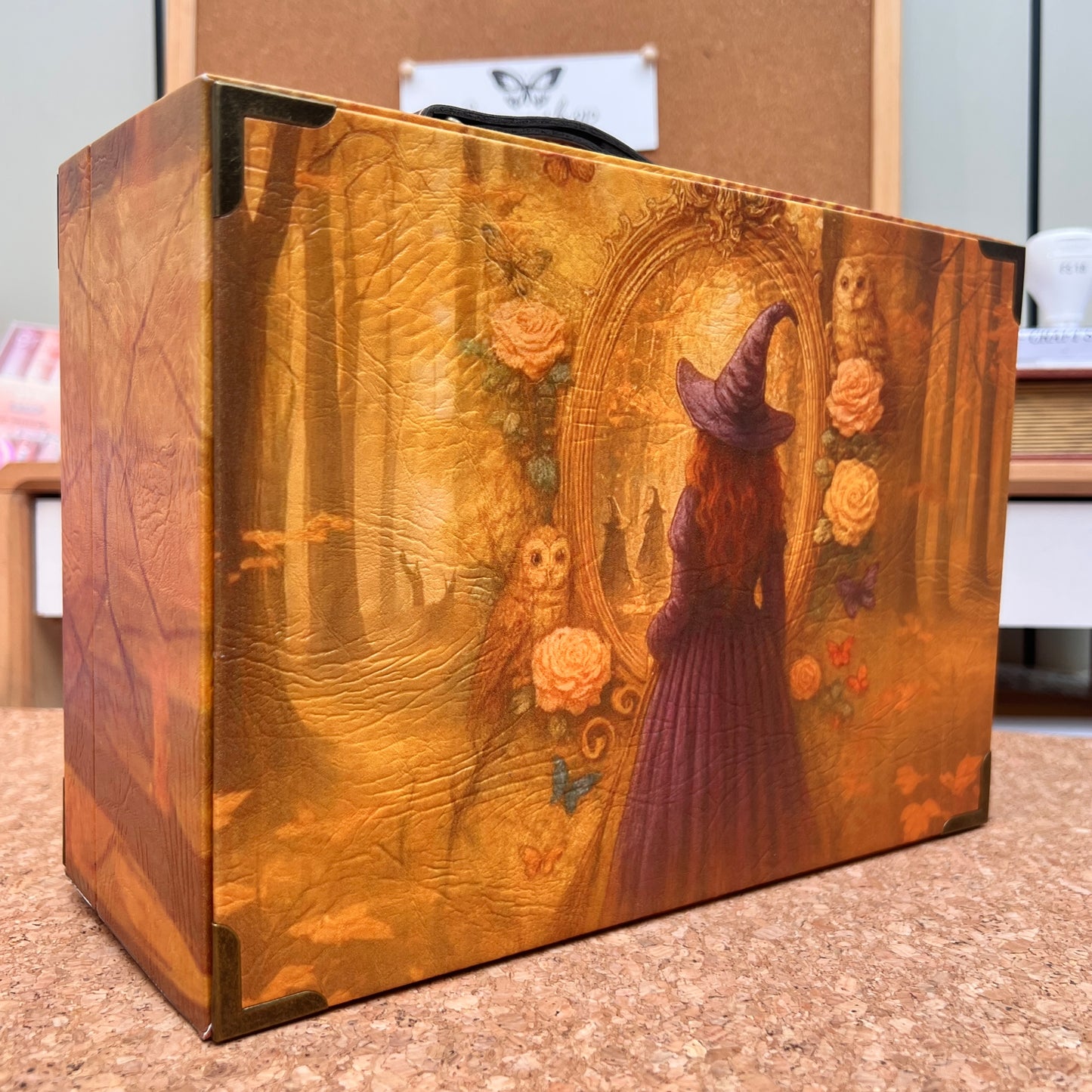 D003- Magic Witch Wooden Box