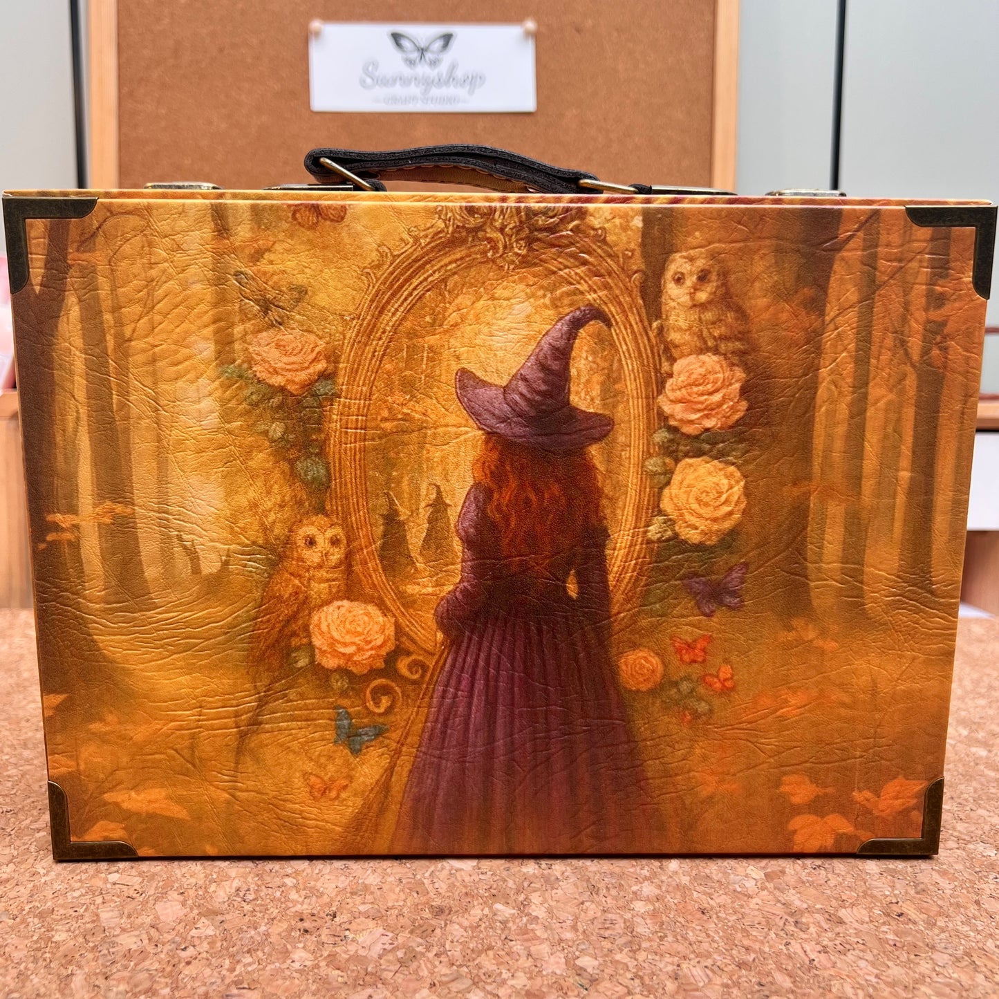 D003- Magic Witch Wooden Box