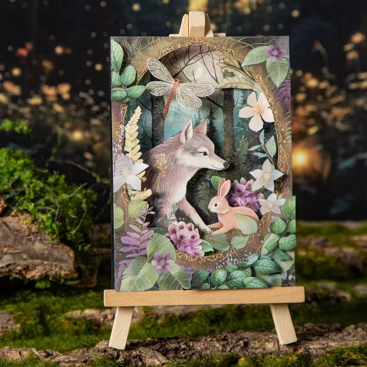 Forest Magic Animal Scrapbook Paper 30 Sheets Per Pack