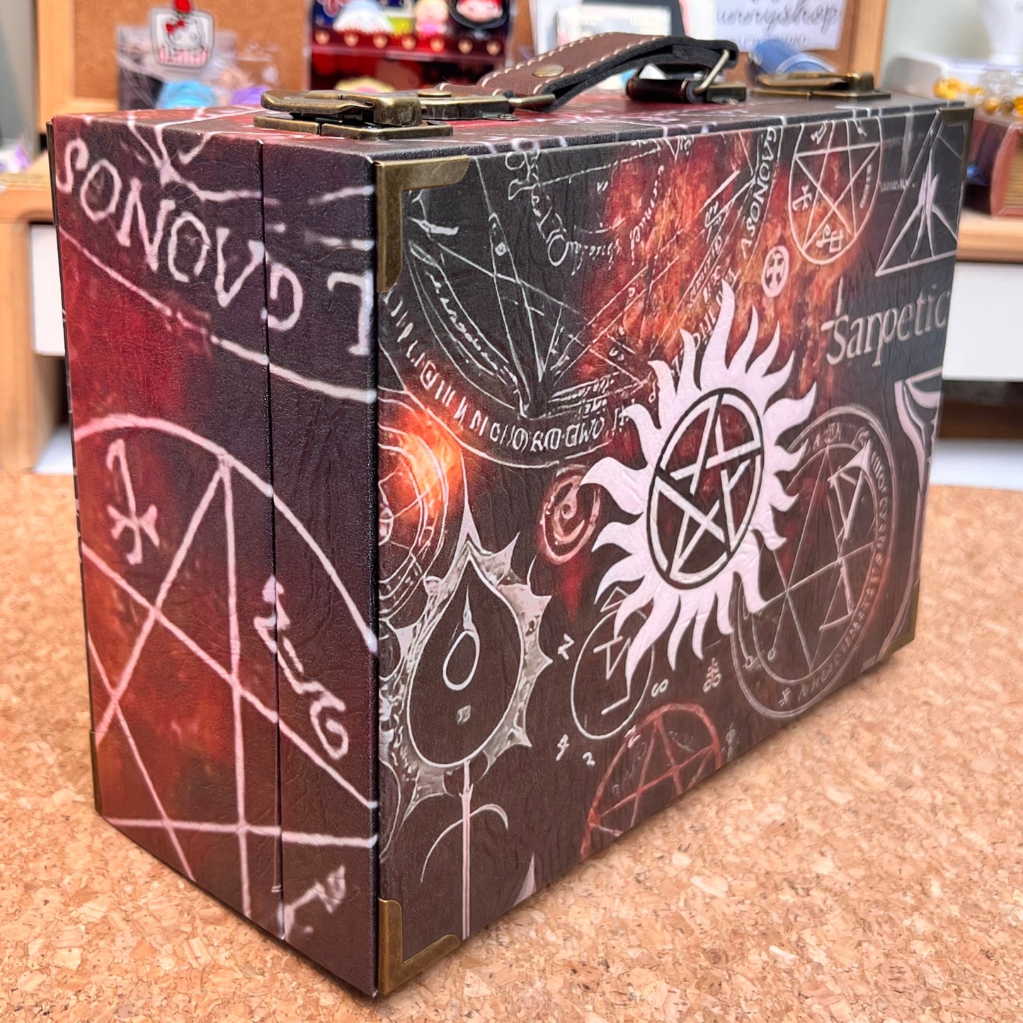 D002- Astrolabe Magic Wooden Box
