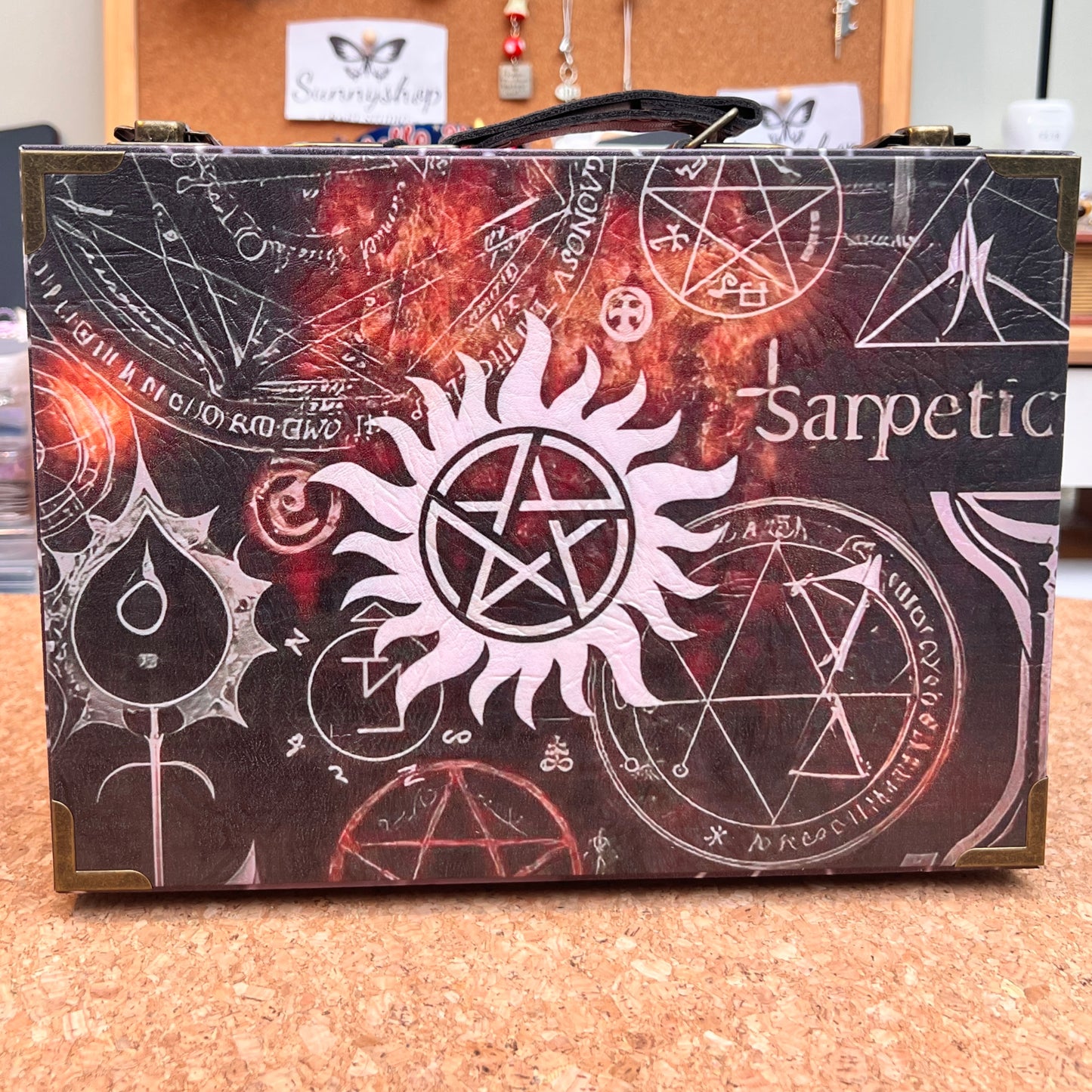D002- Astrolabe Magic Wooden Box