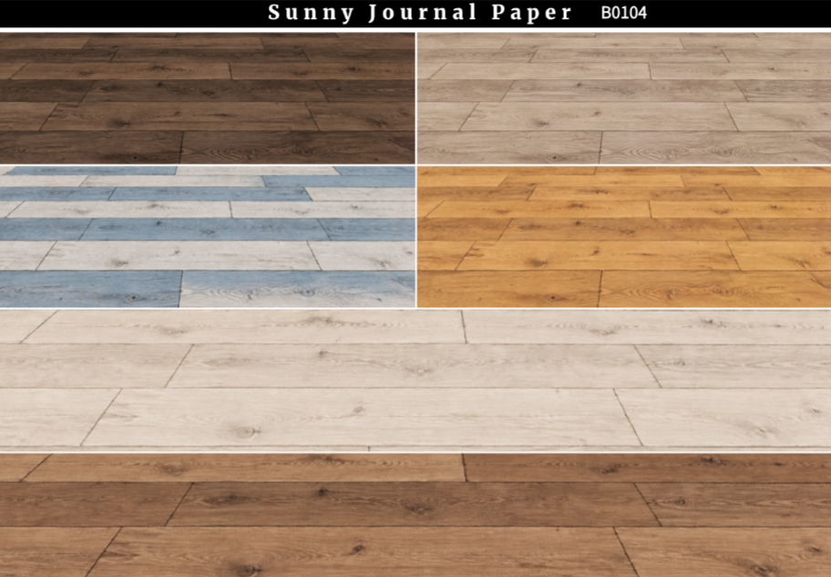 B0104--Multi-Size Ground Horizontal A5 paper 10pcs no repeat