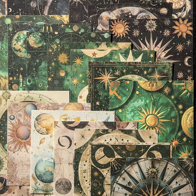 Star Fantasy Background Scrapbook Paper 30 Sheets Per Pack