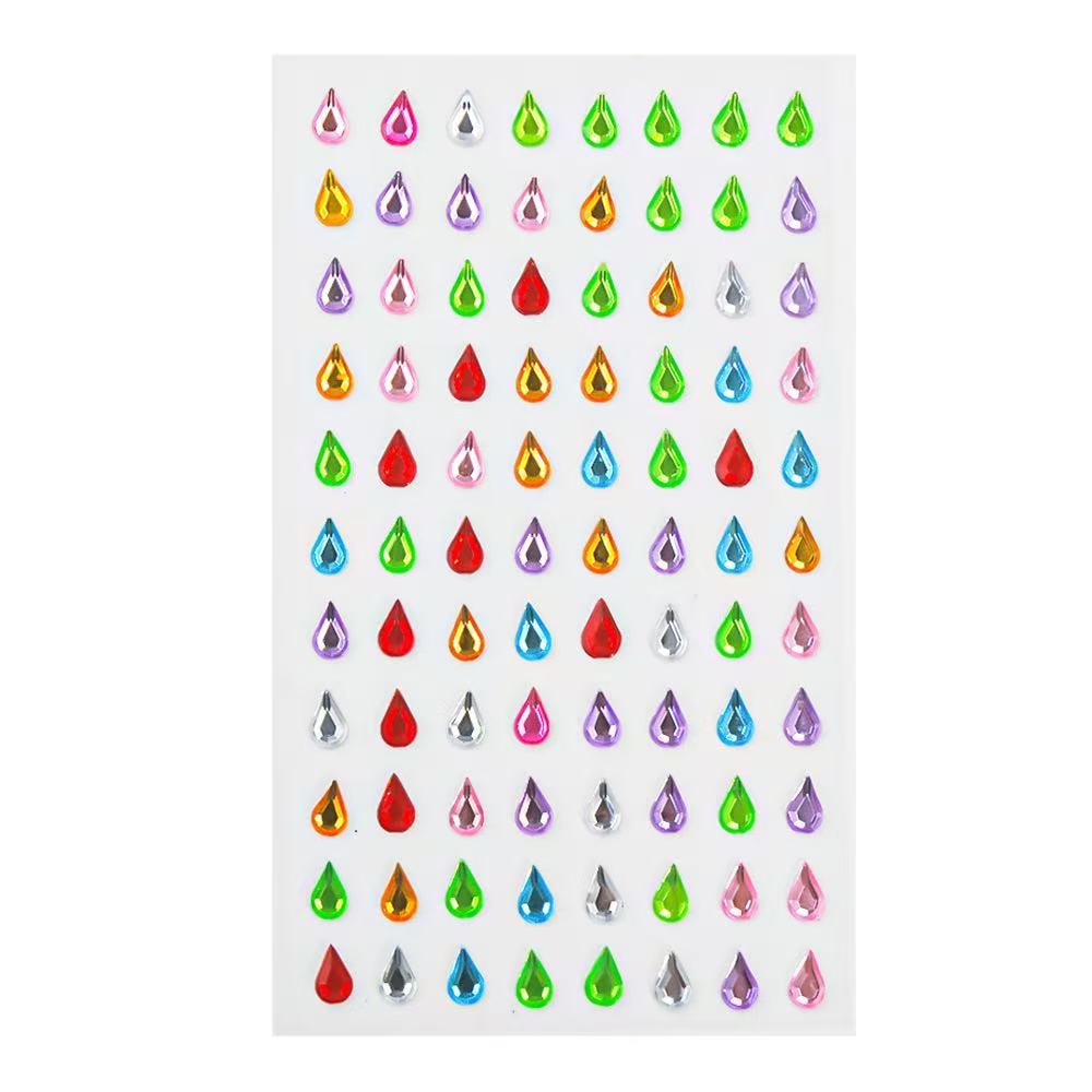 Gothic Tears Water drop 3D Stickers