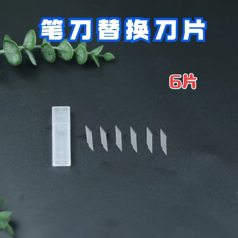 Craft Knife DIY Kit, Manual Homemade Knife Head, Acrylic Tube 13cm, Full Set Accessories, Utility Knife