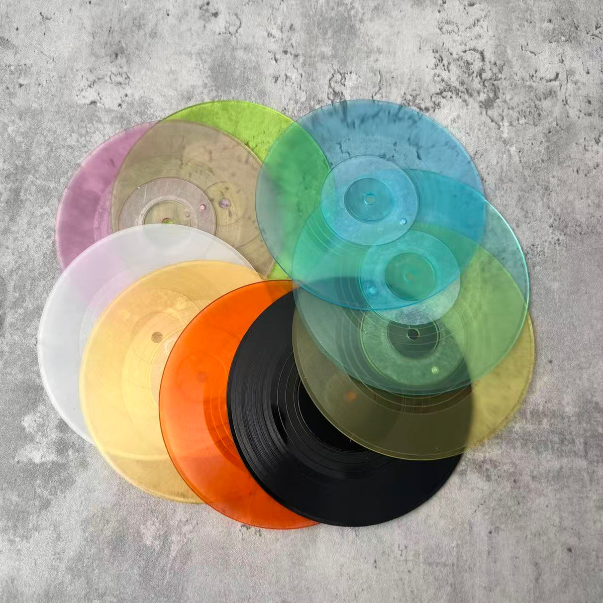 Muti-color Round CD ATC cards 10.5cm