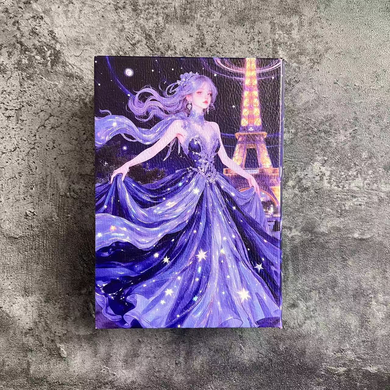 D0020 Girls in Paris Wooden Book Box