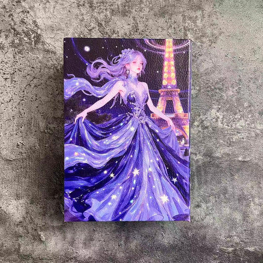 D0020 Girls in Paris Wooden Book Box