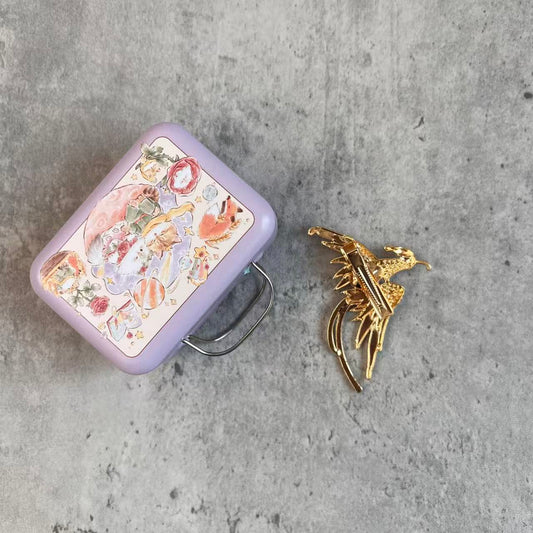 Sunny Handmade Pink Phoenix Journal Clips