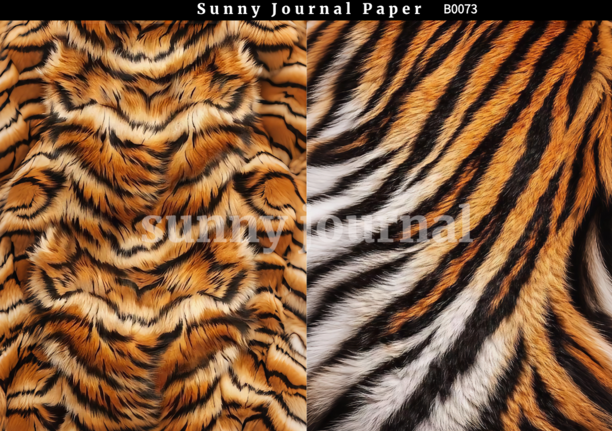 B0073-Animals Texture Paper A5 paper 10pcs no repeat