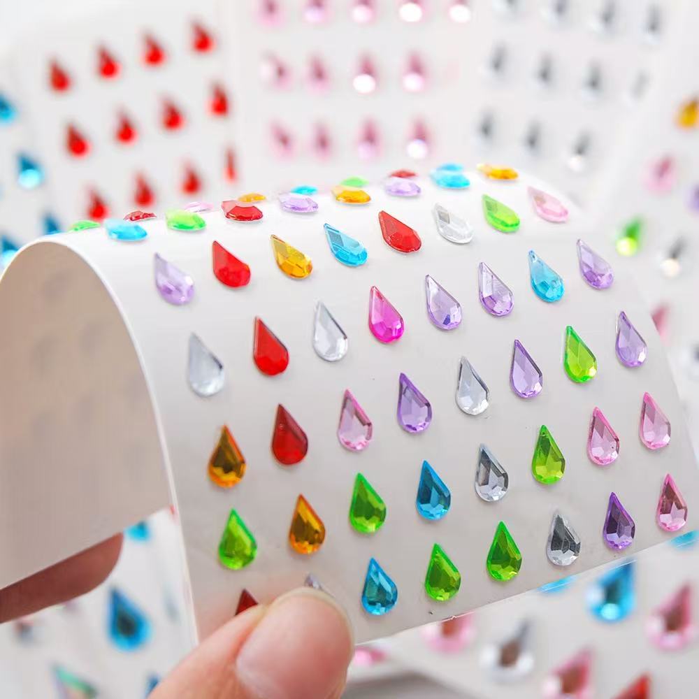 Gothic Tears Water drop 3D Stickers
