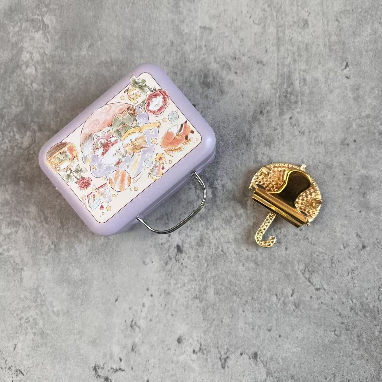Sunny Handmade Umbrella Journal Clips