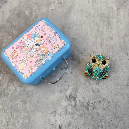 Sunny Handmade Blue Owl Journal Clips