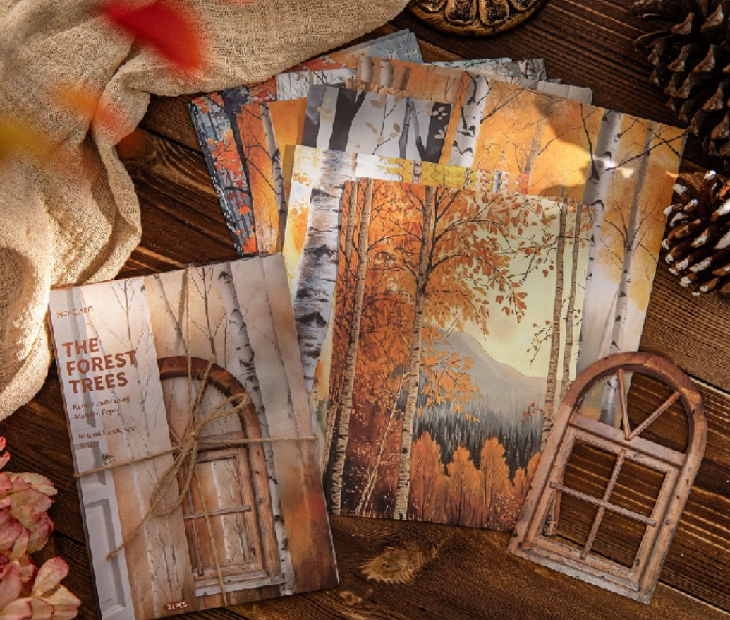 Nature Scenery Book Series Journal Paper 21 Sheets