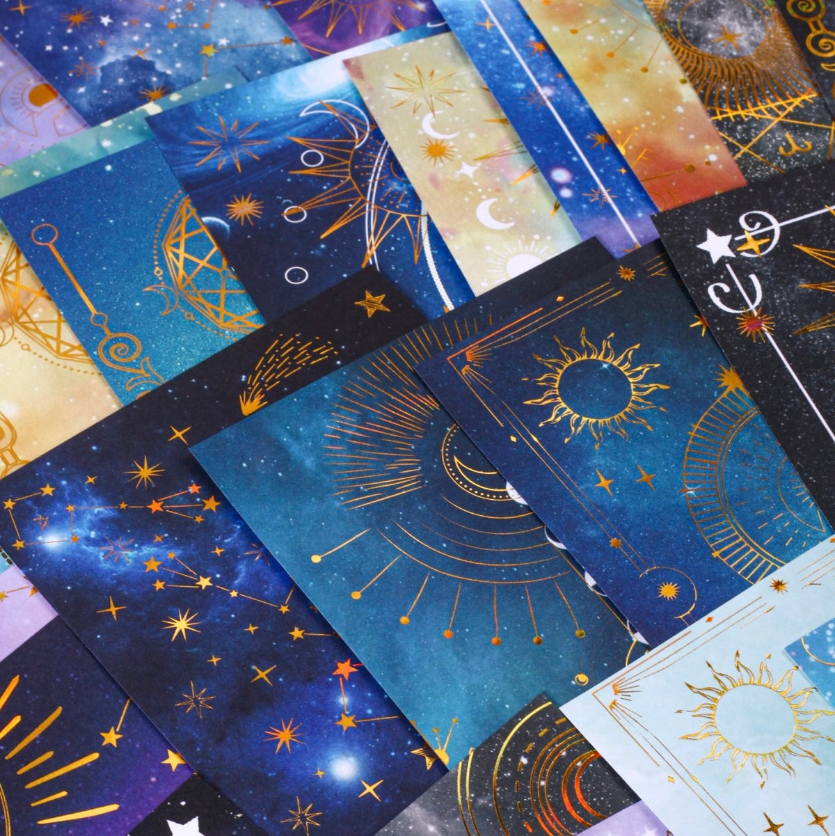 Star Fantasy Background Scrapbook Paper 10 Sheets Per Pack