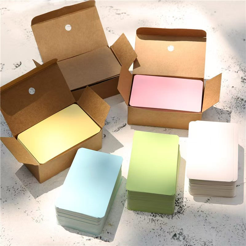 Colorful ATC Paper cards 10 pcs /pack（5.2*8.8cm）