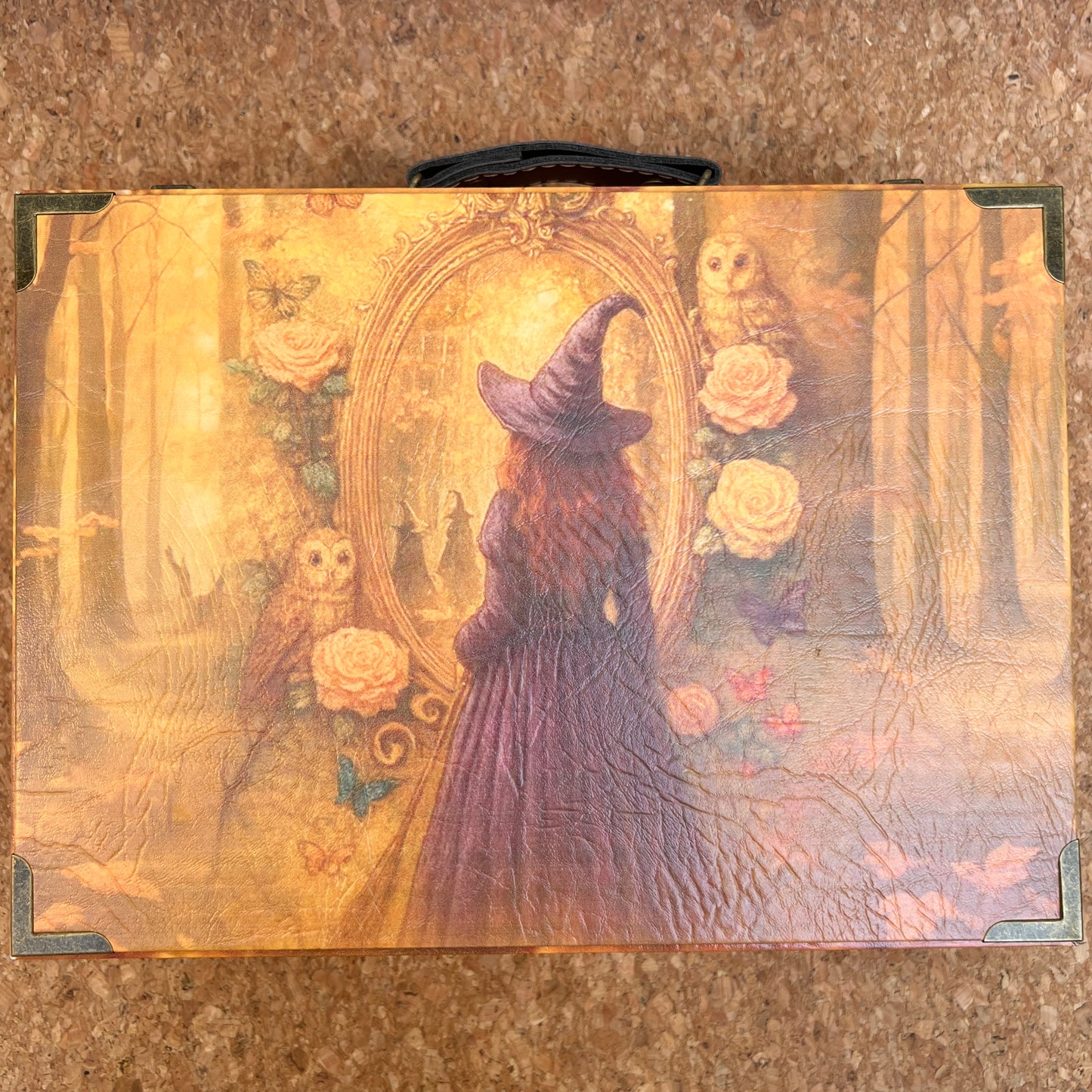 D003- Magic Witch Wooden Box