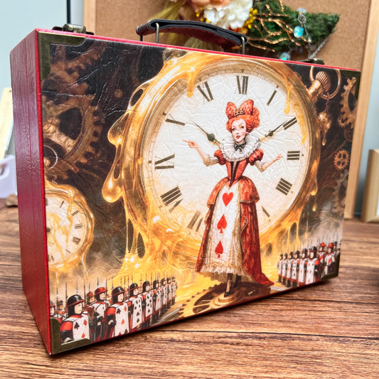 D007-Alice Queen of Heart Wooden Box