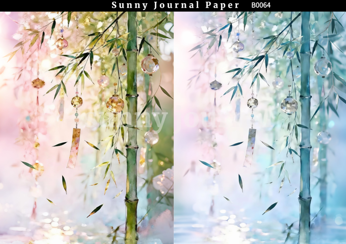 B0064-Traditional Royal Palace Paper A5 paper 10pcs no repeat