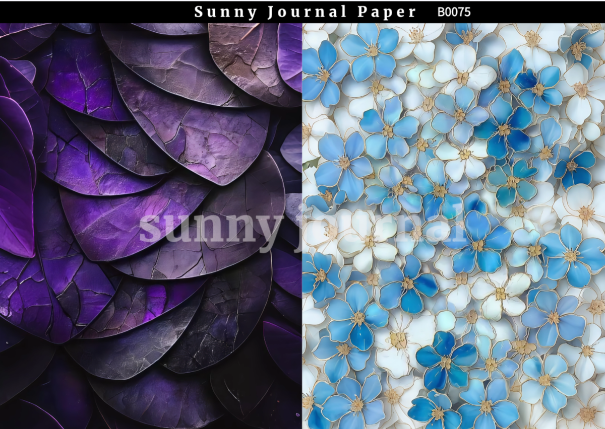 B0075-Marble Texture Paper A5 paper 10pcs no repeat