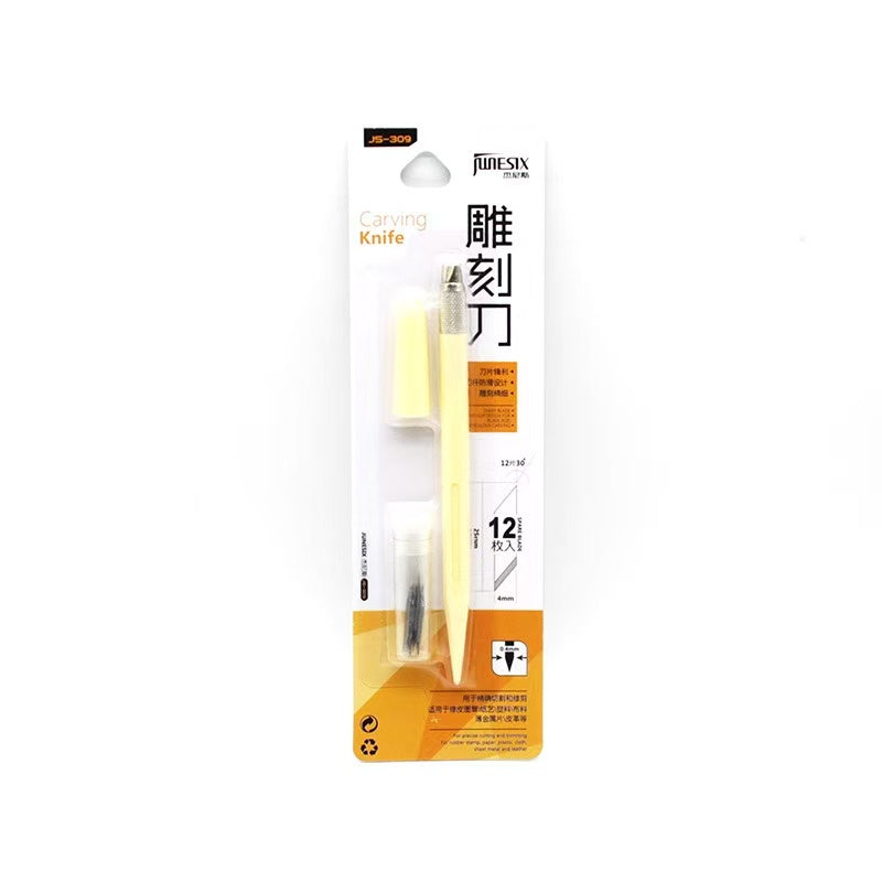 Colorful Craft Cutting Pen Knife with 12 replacements