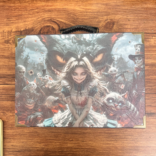 D009- Dark Alice Wooden Box