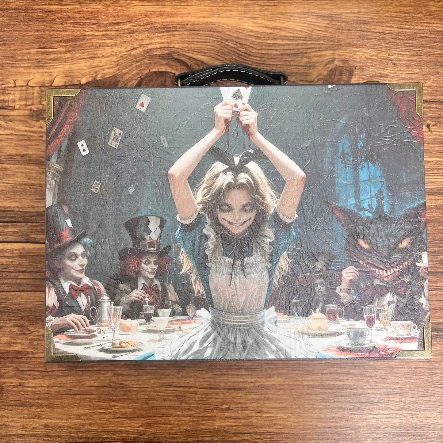 D009- Dark Alice Wooden Box
