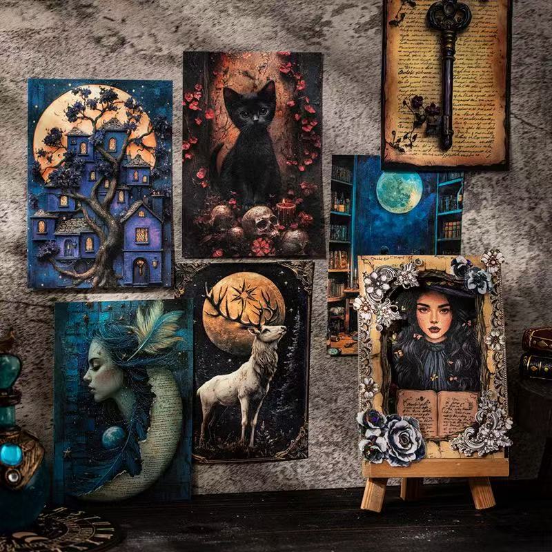 Witch's Magic Book Scrapbook Paper 50 Sheets Per Pack
