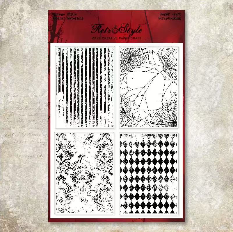 Creep Halloween Clear silicone Stamp