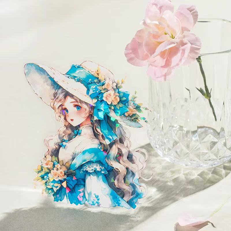 Cute Princess PET Stickers 5 Sheets Per Pack
