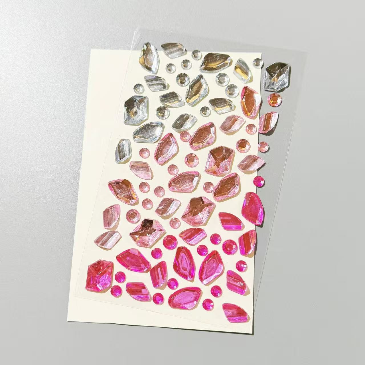 Gradient Fancy Shape Gem 3D Stickers